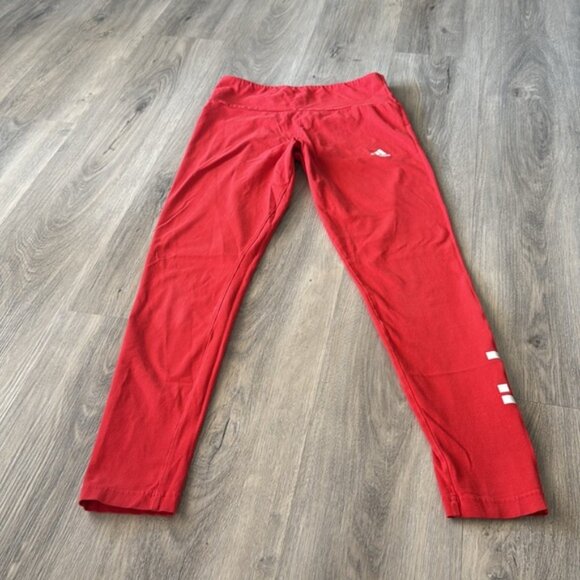 🏴 Adidas red leggings size small - Picture 2 of 6